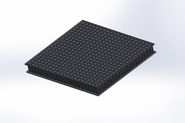 石材铝蜂窝系列采用“蜂窝式夹层”结构